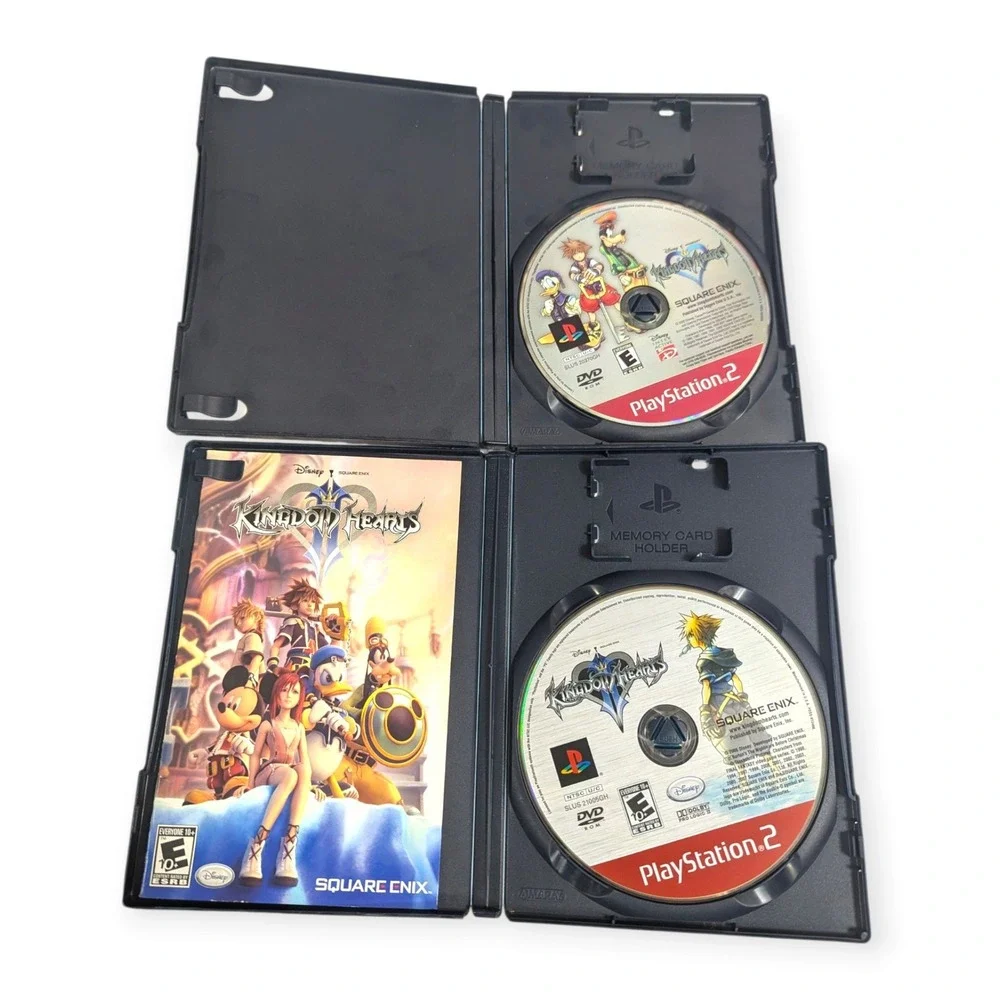 Kingdom Hearts 1 and 2 PS2 Greatest Hits Bundle Disney Square Enix